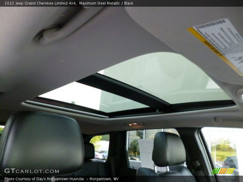 Maximum Steel Metallic / Black 2012 Jeep Grand Cherokee Limited 4x4