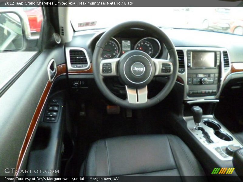 Maximum Steel Metallic / Black 2012 Jeep Grand Cherokee Limited 4x4