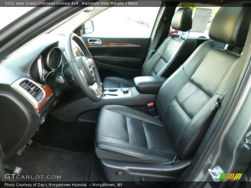 Maximum Steel Metallic / Black 2012 Jeep Grand Cherokee Limited 4x4