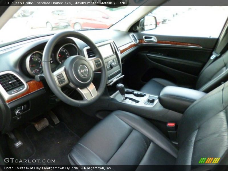 Maximum Steel Metallic / Black 2012 Jeep Grand Cherokee Limited 4x4