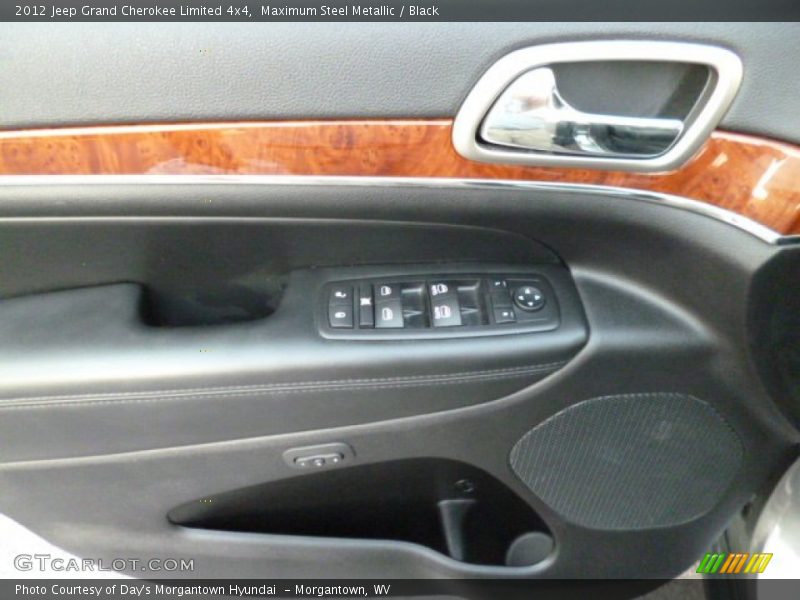 Maximum Steel Metallic / Black 2012 Jeep Grand Cherokee Limited 4x4