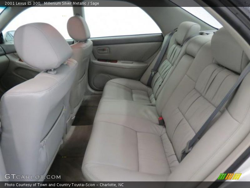 Rear Seat of 2001 ES 300