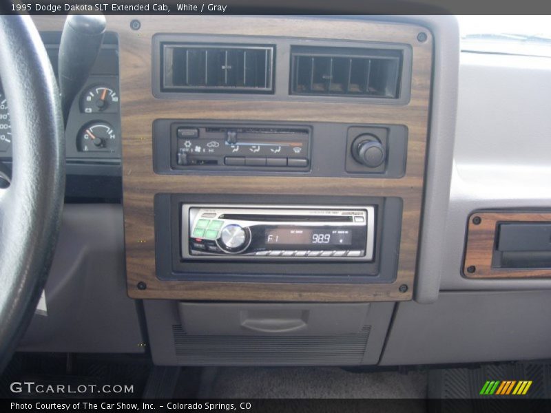 White / Gray 1995 Dodge Dakota SLT Extended Cab