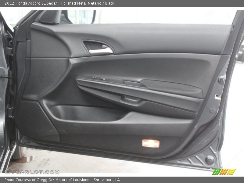 Polished Metal Metallic / Black 2012 Honda Accord SE Sedan