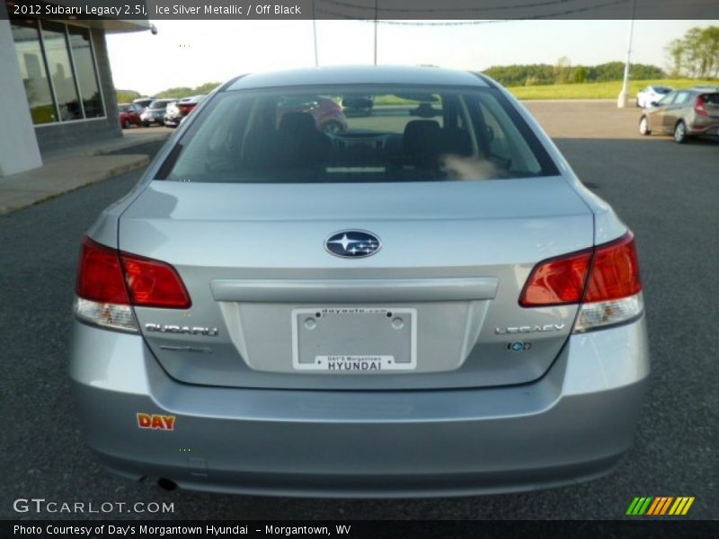 Ice Silver Metallic / Off Black 2012 Subaru Legacy 2.5i
