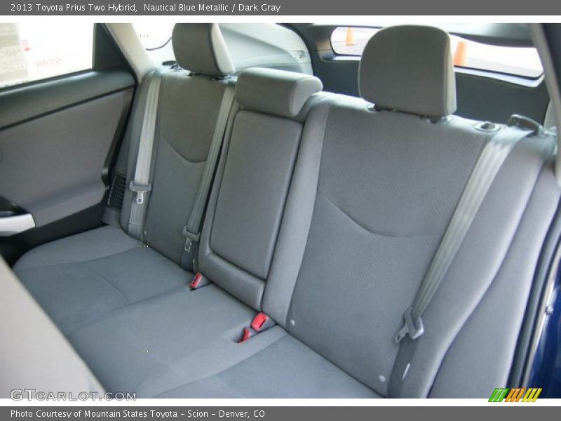 Nautical Blue Metallic / Dark Gray 2013 Toyota Prius Two Hybrid