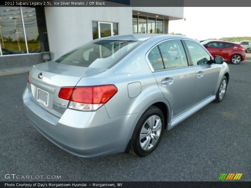 Ice Silver Metallic / Off Black 2012 Subaru Legacy 2.5i