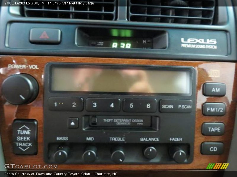 Controls of 2001 ES 300