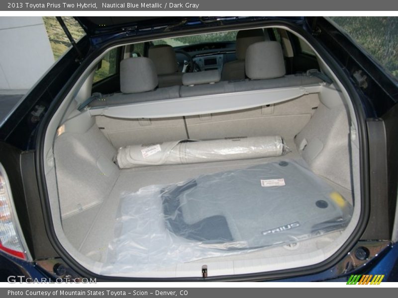 Nautical Blue Metallic / Dark Gray 2013 Toyota Prius Two Hybrid