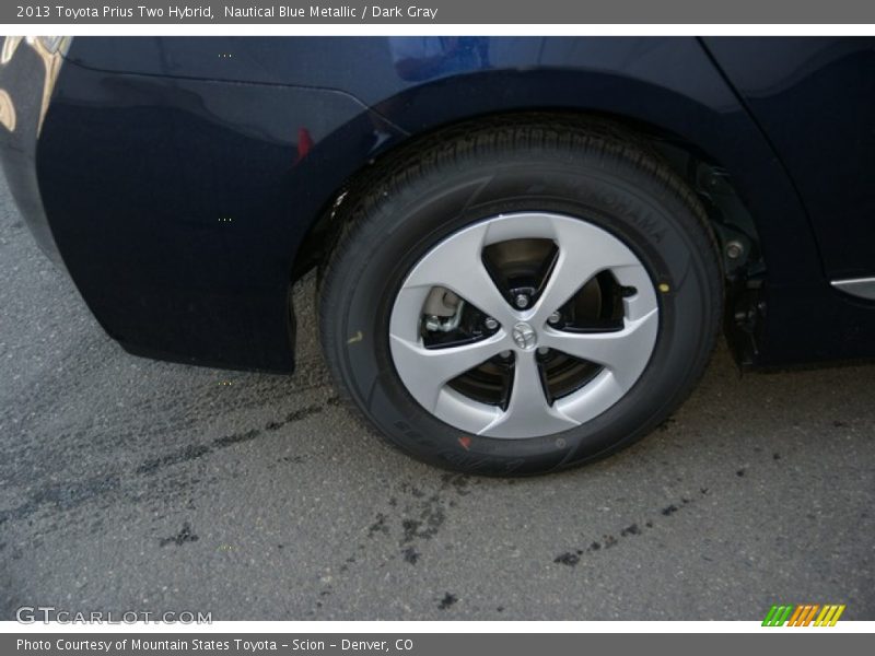 Nautical Blue Metallic / Dark Gray 2013 Toyota Prius Two Hybrid