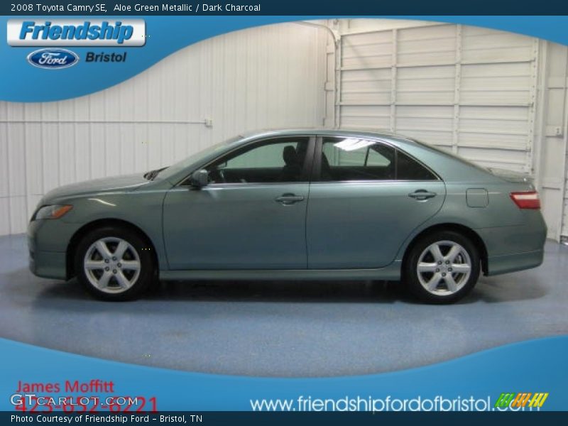 Aloe Green Metallic / Dark Charcoal 2008 Toyota Camry SE