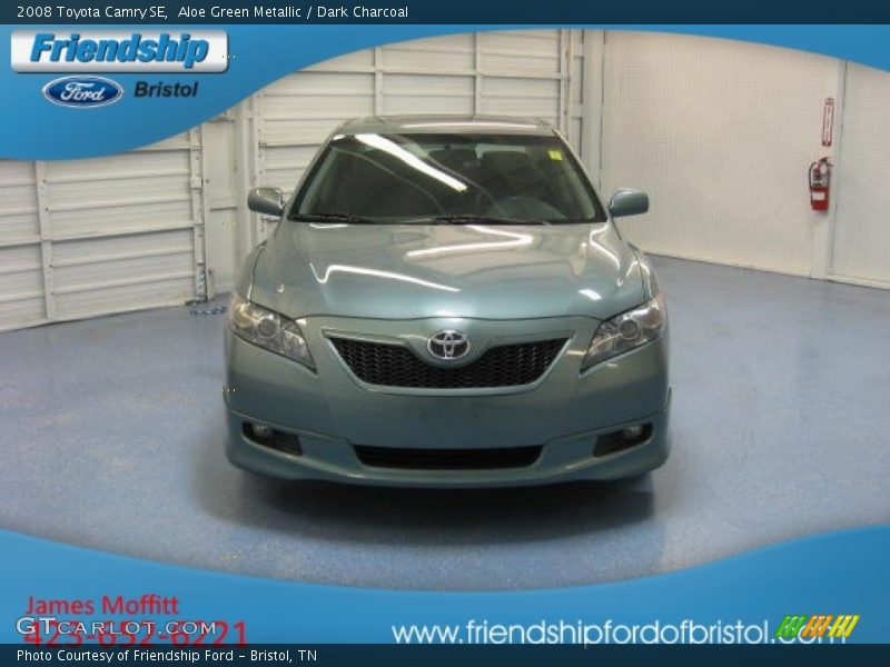 Aloe Green Metallic / Dark Charcoal 2008 Toyota Camry SE
