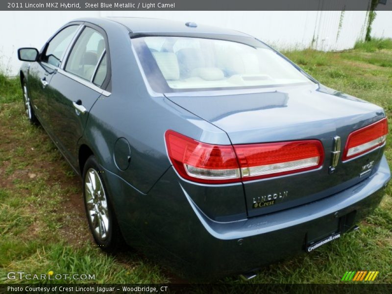 Steel Blue Metallic / Light Camel 2011 Lincoln MKZ Hybrid