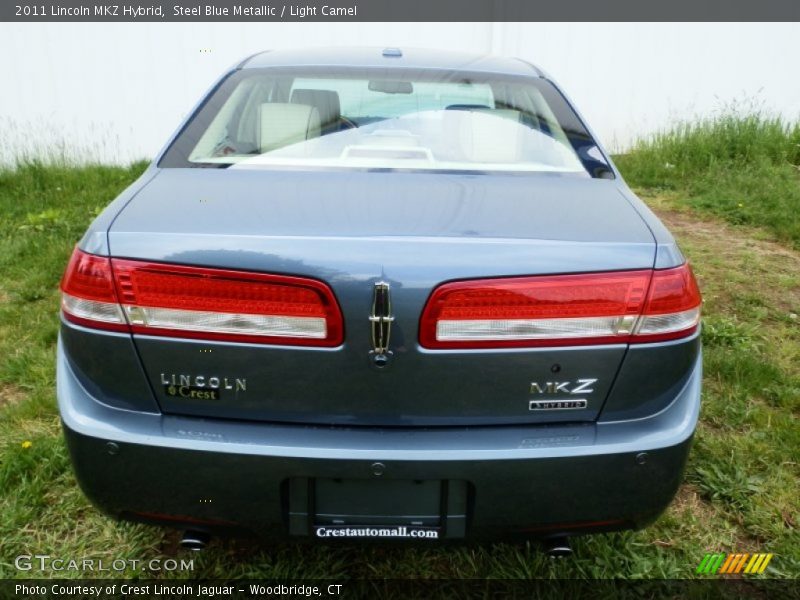 Steel Blue Metallic / Light Camel 2011 Lincoln MKZ Hybrid