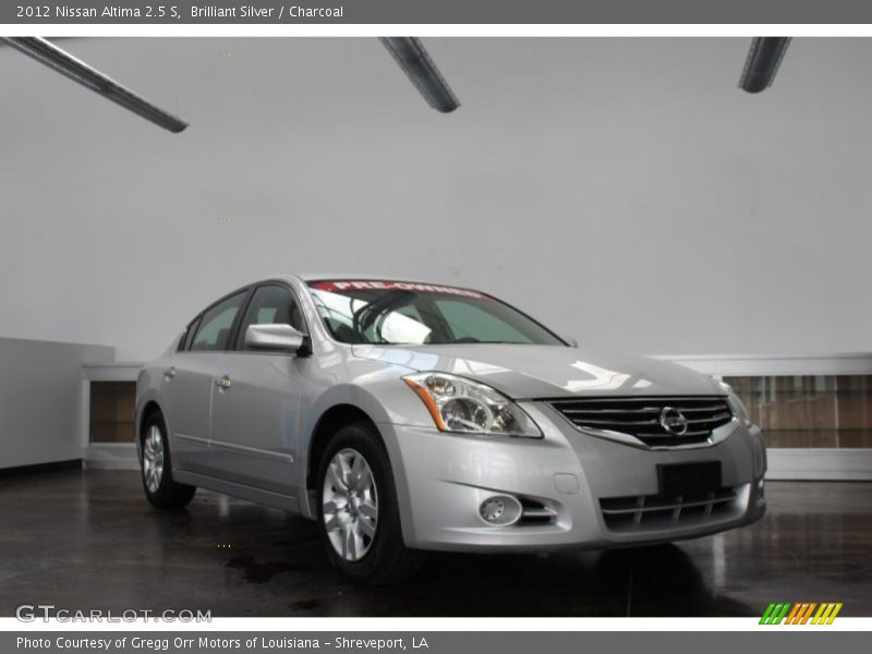 Brilliant Silver / Charcoal 2012 Nissan Altima 2.5 S