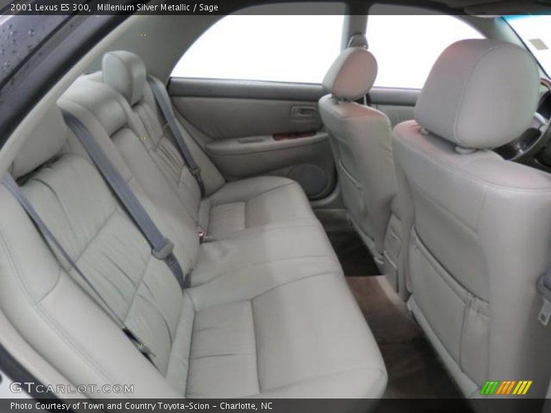 Rear Seat of 2001 ES 300