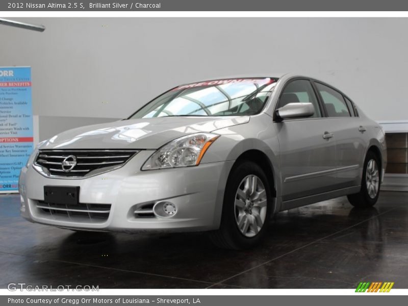 Brilliant Silver / Charcoal 2012 Nissan Altima 2.5 S