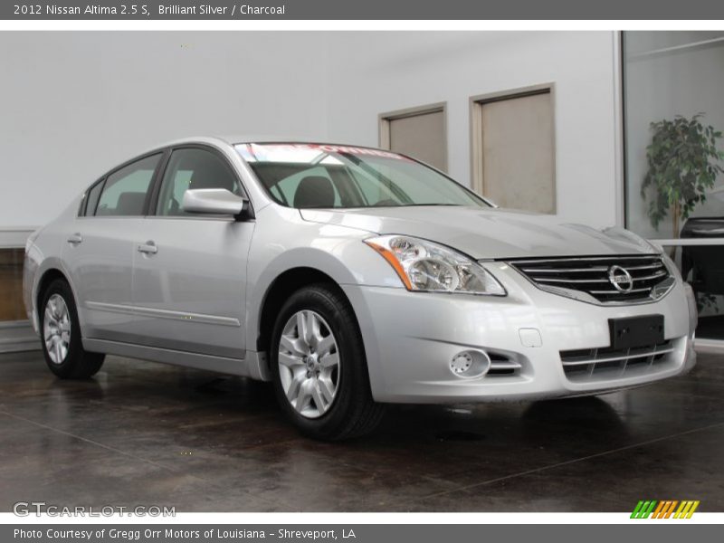 Brilliant Silver / Charcoal 2012 Nissan Altima 2.5 S