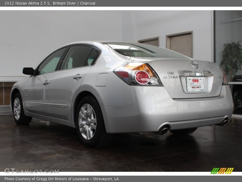 Brilliant Silver / Charcoal 2012 Nissan Altima 2.5 S