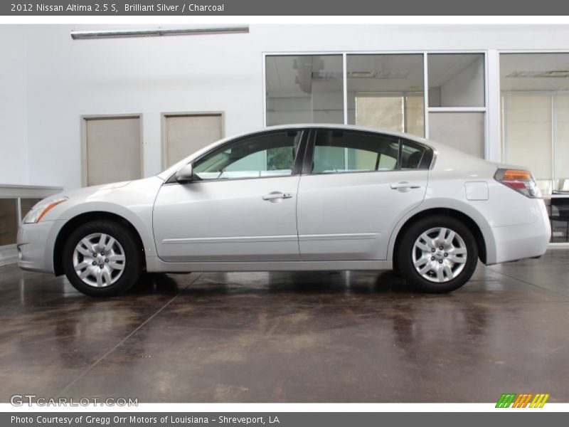 Brilliant Silver / Charcoal 2012 Nissan Altima 2.5 S