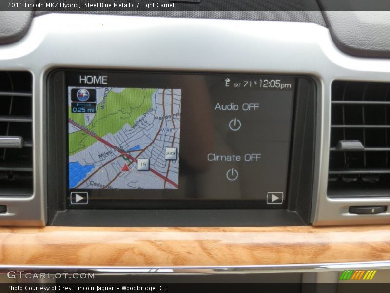 Navigation of 2011 MKZ Hybrid