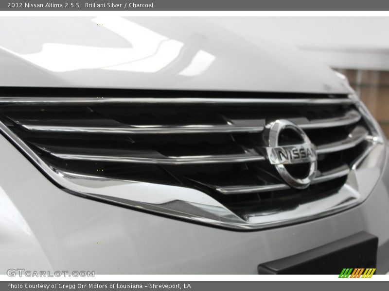 Brilliant Silver / Charcoal 2012 Nissan Altima 2.5 S