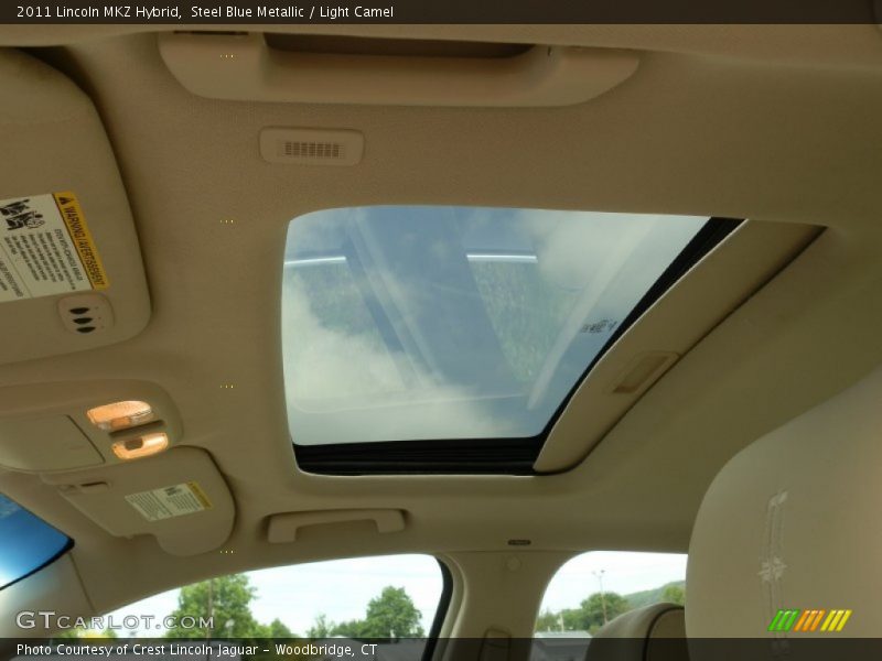 Sunroof of 2011 MKZ Hybrid