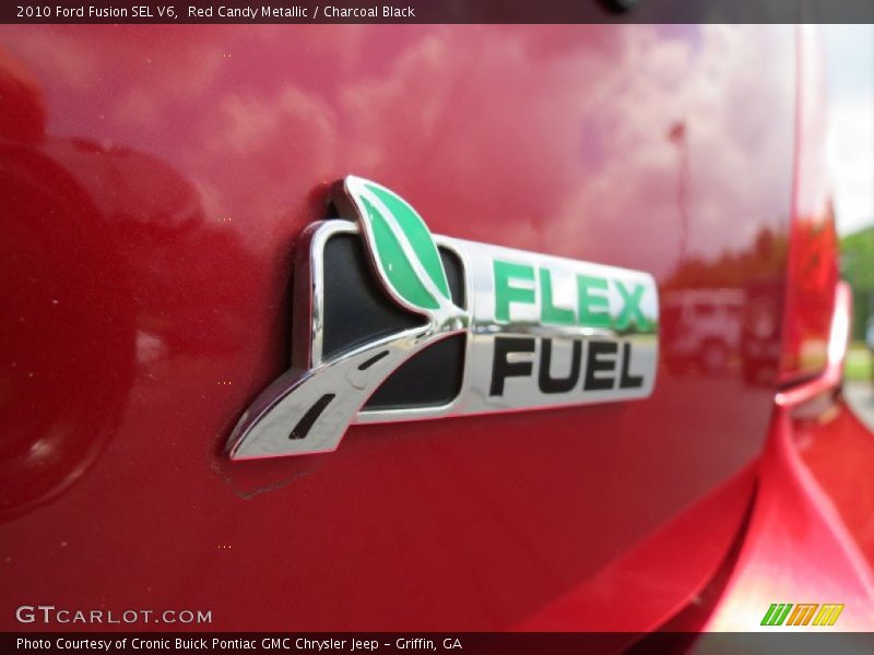 Red Candy Metallic / Charcoal Black 2010 Ford Fusion SEL V6
