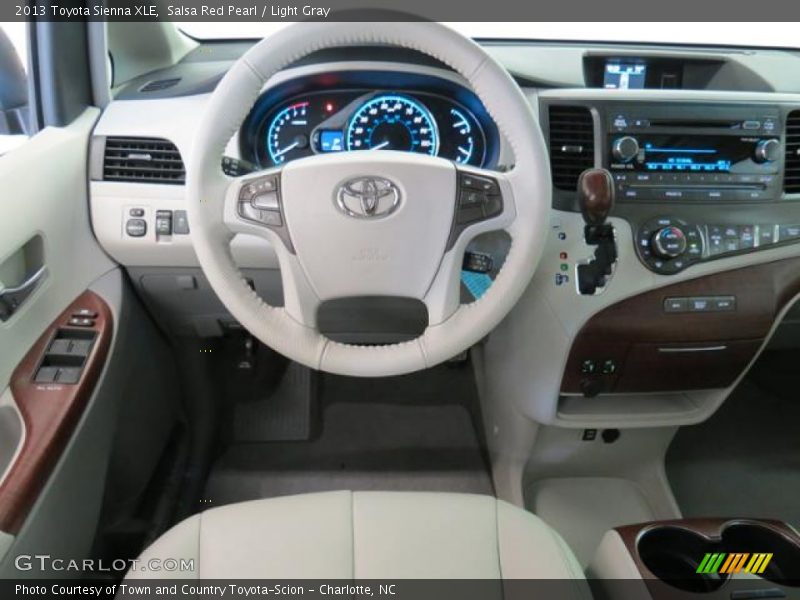 Dashboard of 2013 Sienna XLE