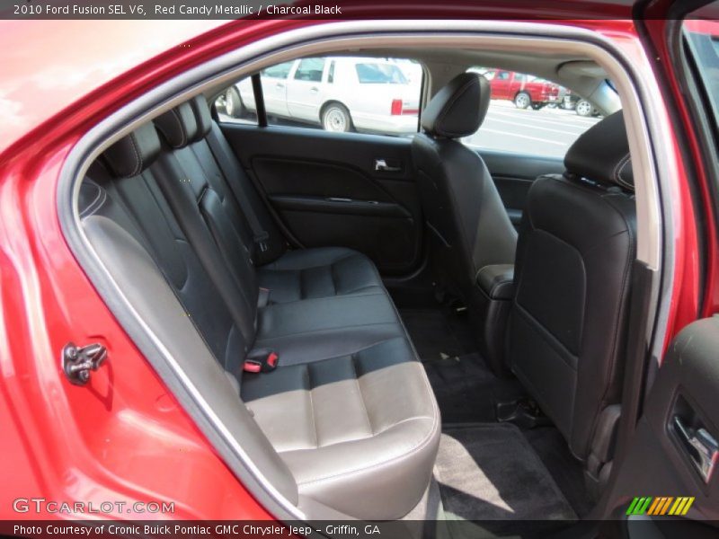 Red Candy Metallic / Charcoal Black 2010 Ford Fusion SEL V6