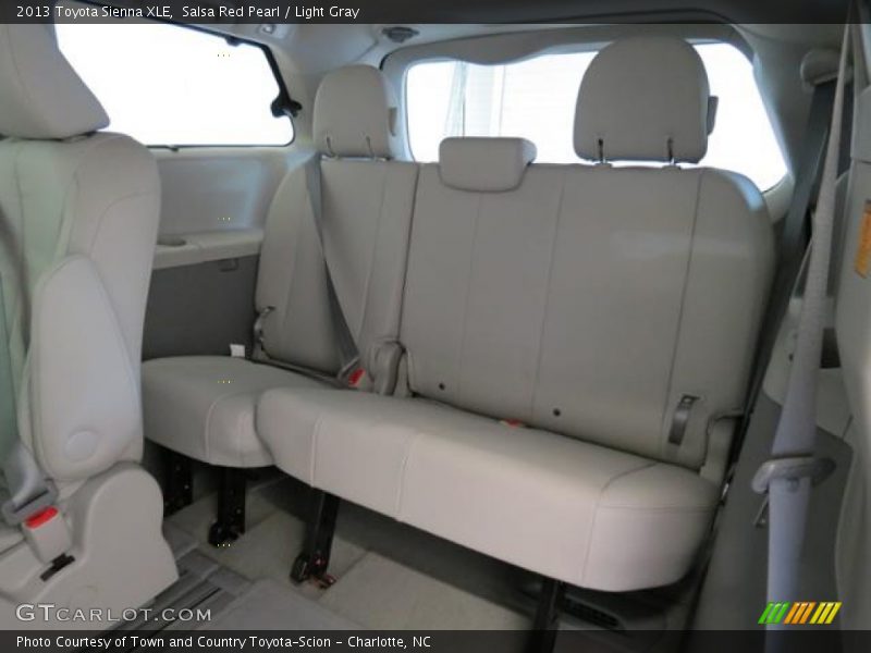 Rear Seat of 2013 Sienna XLE