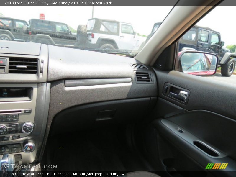 Red Candy Metallic / Charcoal Black 2010 Ford Fusion SEL V6