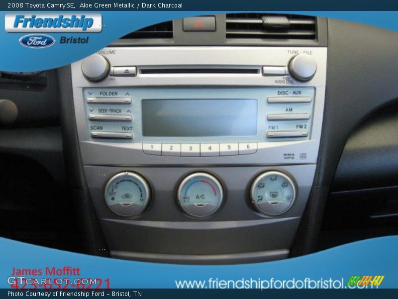 Aloe Green Metallic / Dark Charcoal 2008 Toyota Camry SE