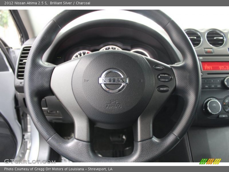 Brilliant Silver / Charcoal 2012 Nissan Altima 2.5 S