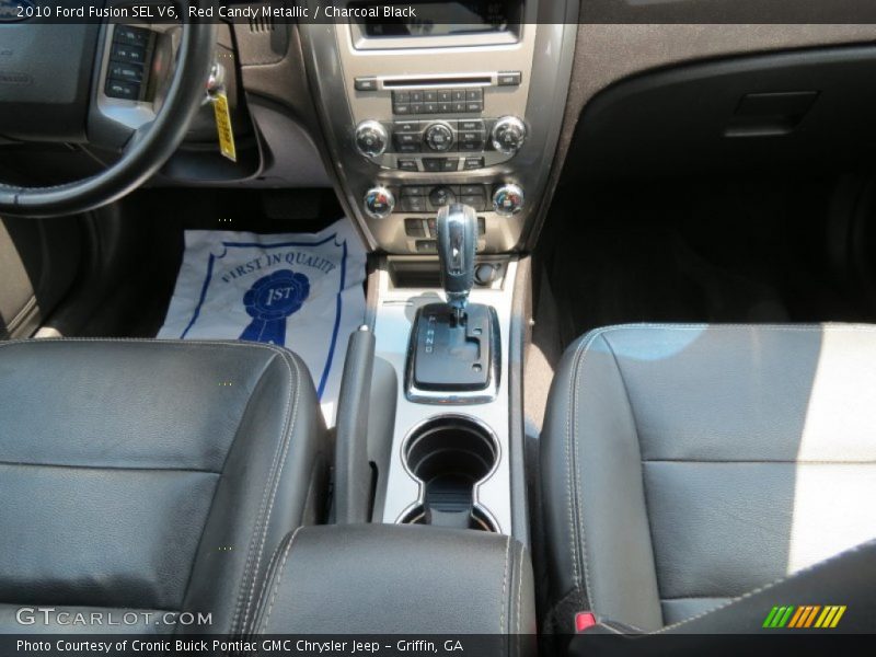 Red Candy Metallic / Charcoal Black 2010 Ford Fusion SEL V6