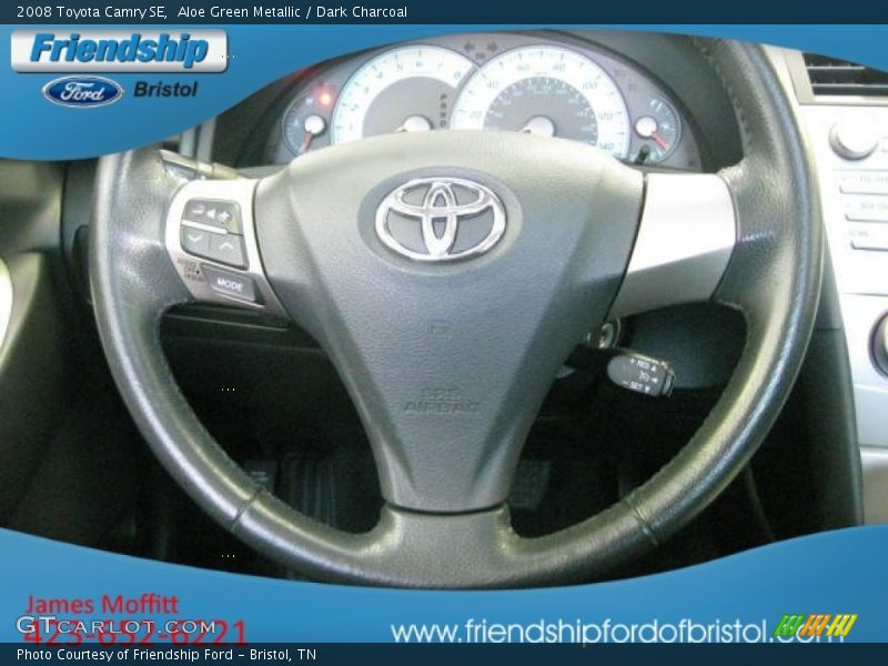 Aloe Green Metallic / Dark Charcoal 2008 Toyota Camry SE