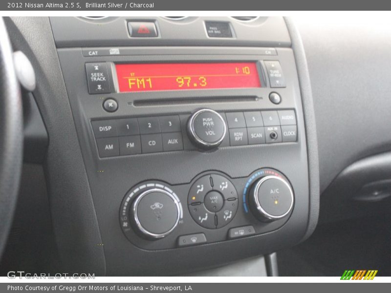 Brilliant Silver / Charcoal 2012 Nissan Altima 2.5 S