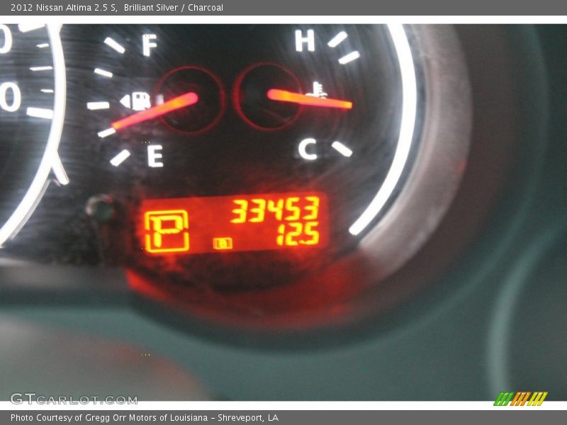 Brilliant Silver / Charcoal 2012 Nissan Altima 2.5 S