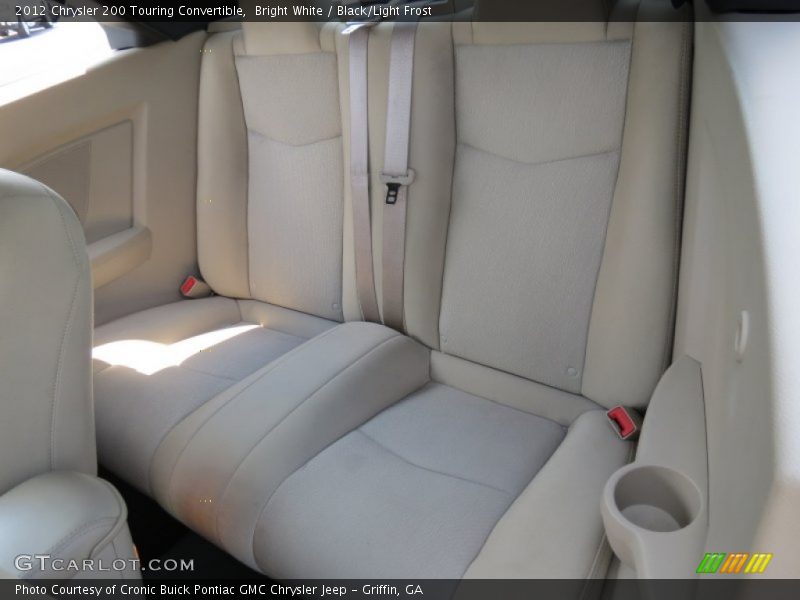 Bright White / Black/Light Frost 2012 Chrysler 200 Touring Convertible