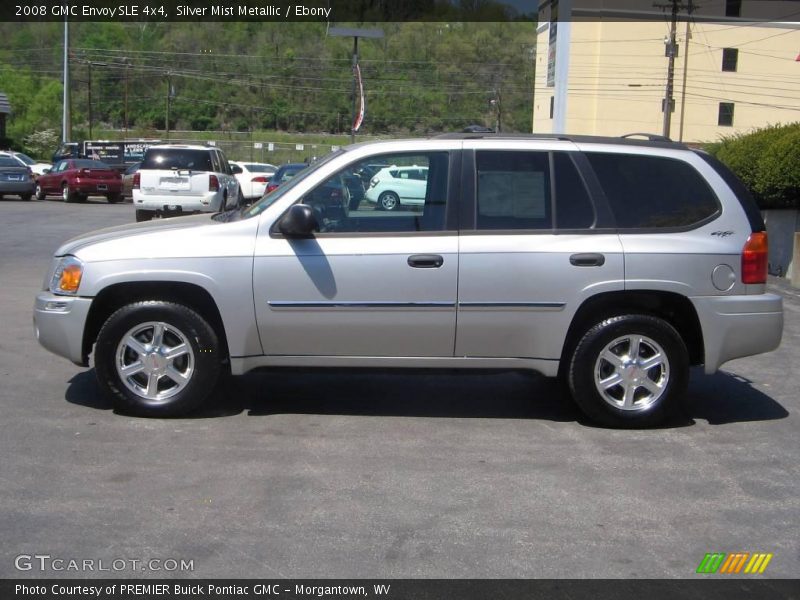 Silver Mist Metallic / Ebony 2008 GMC Envoy SLE 4x4