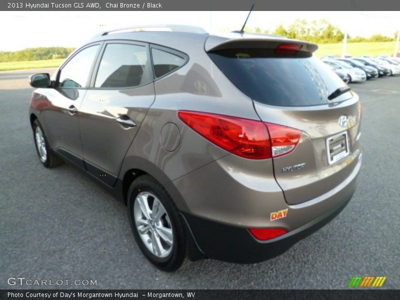 Chai Bronze / Black 2013 Hyundai Tucson GLS AWD