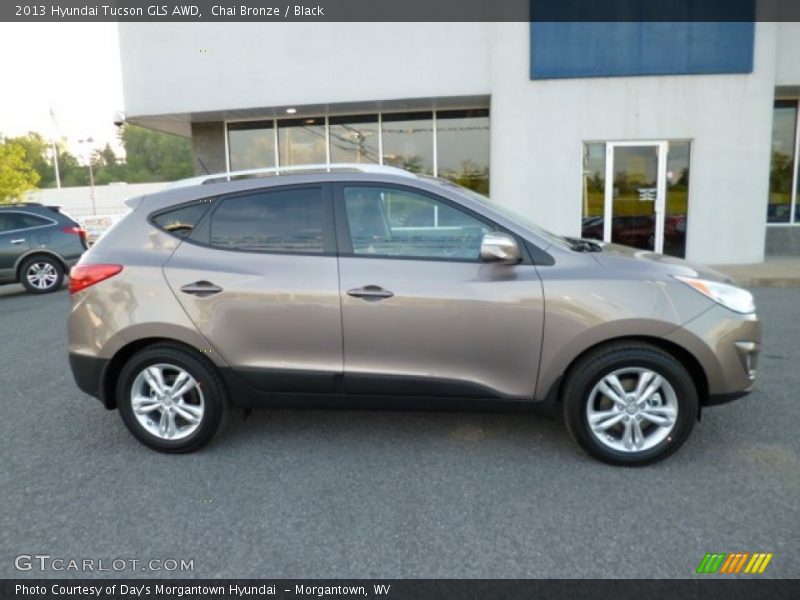 Chai Bronze / Black 2013 Hyundai Tucson GLS AWD