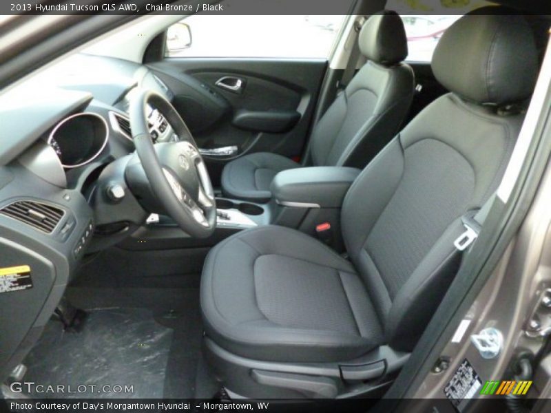 Chai Bronze / Black 2013 Hyundai Tucson GLS AWD