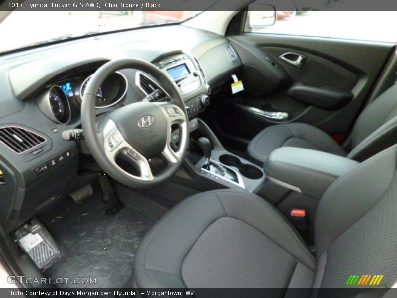 Chai Bronze / Black 2013 Hyundai Tucson GLS AWD