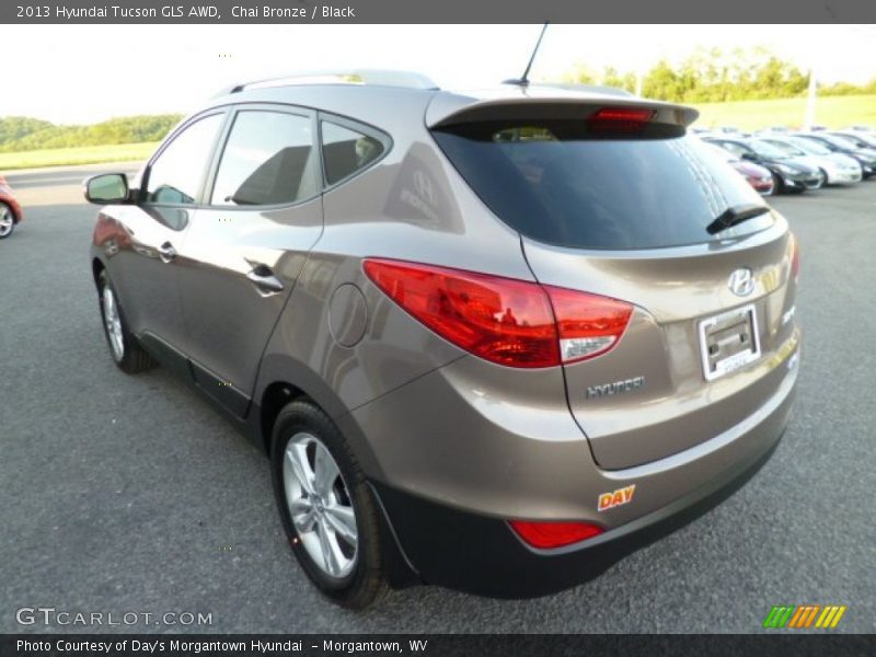 Chai Bronze / Black 2013 Hyundai Tucson GLS AWD