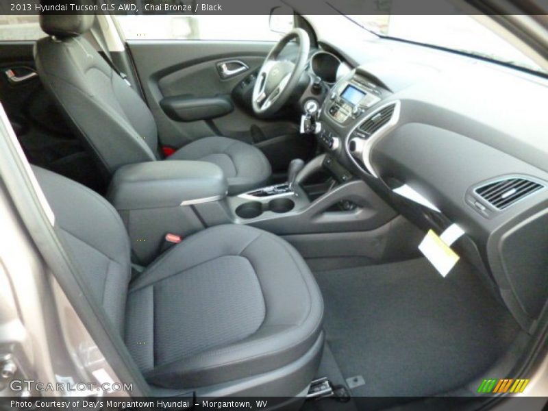 Chai Bronze / Black 2013 Hyundai Tucson GLS AWD