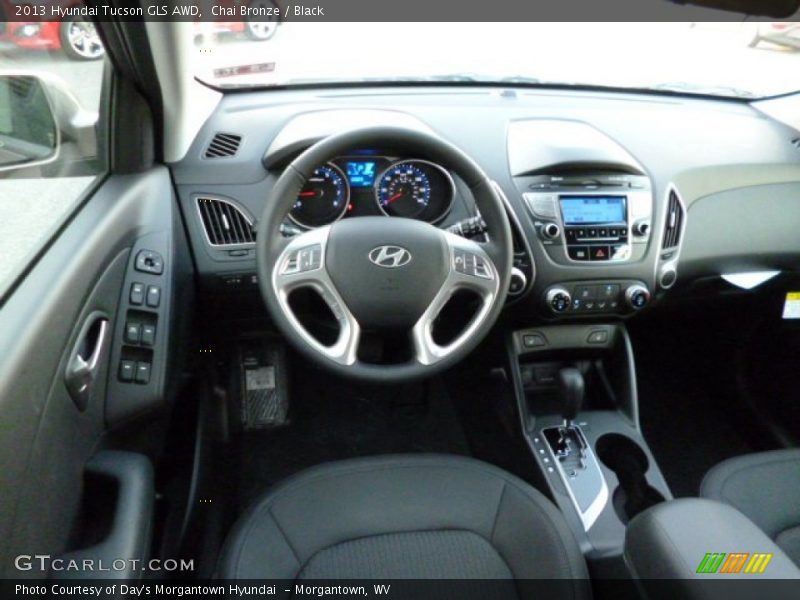 Chai Bronze / Black 2013 Hyundai Tucson GLS AWD