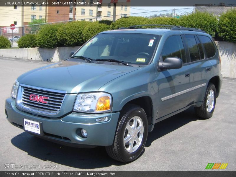 Silver Green Metallic / Ebony 2009 GMC Envoy SLE 4x4