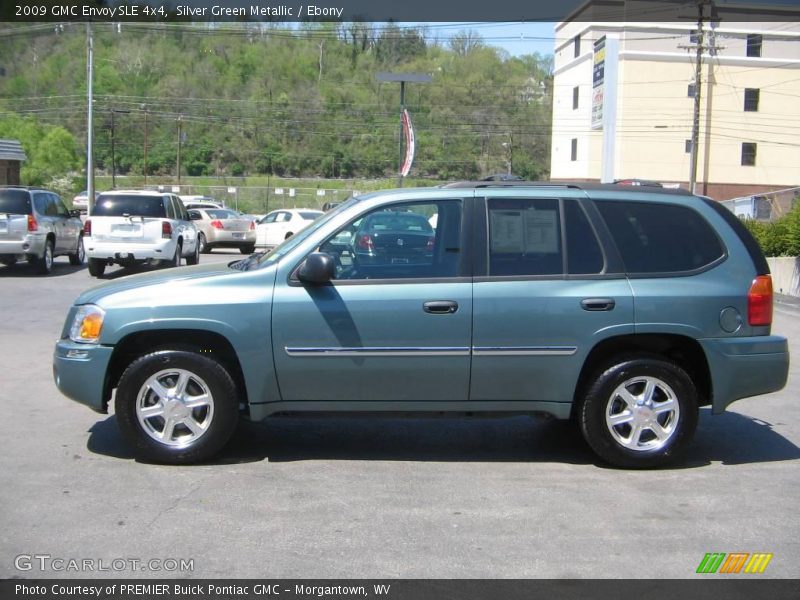 Silver Green Metallic / Ebony 2009 GMC Envoy SLE 4x4