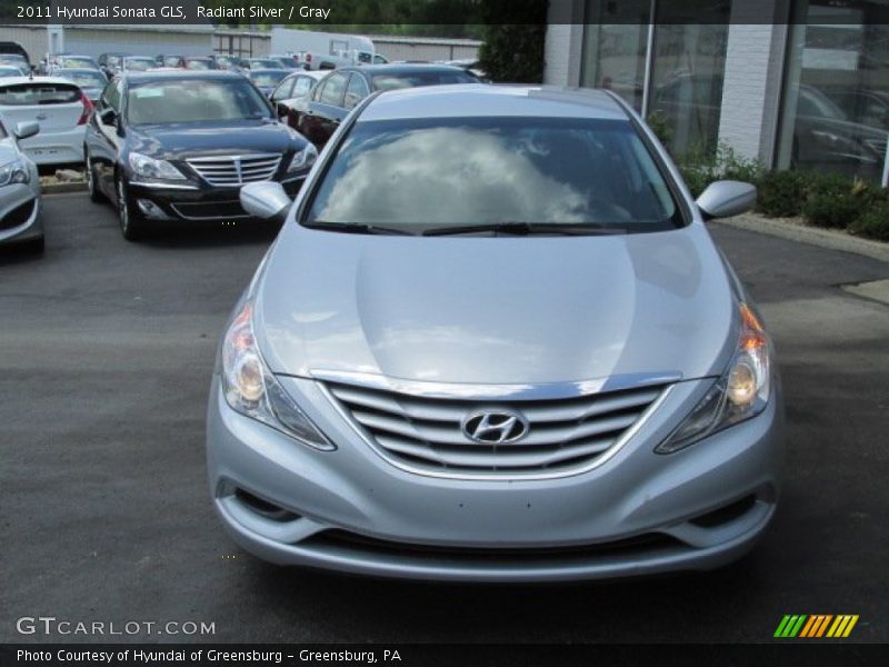 Radiant Silver / Gray 2011 Hyundai Sonata GLS